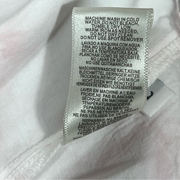 Cloth & Stone whispy pink banded luxe dye short sleeve flutter top Sz.L NWT - Picture 8 of 9